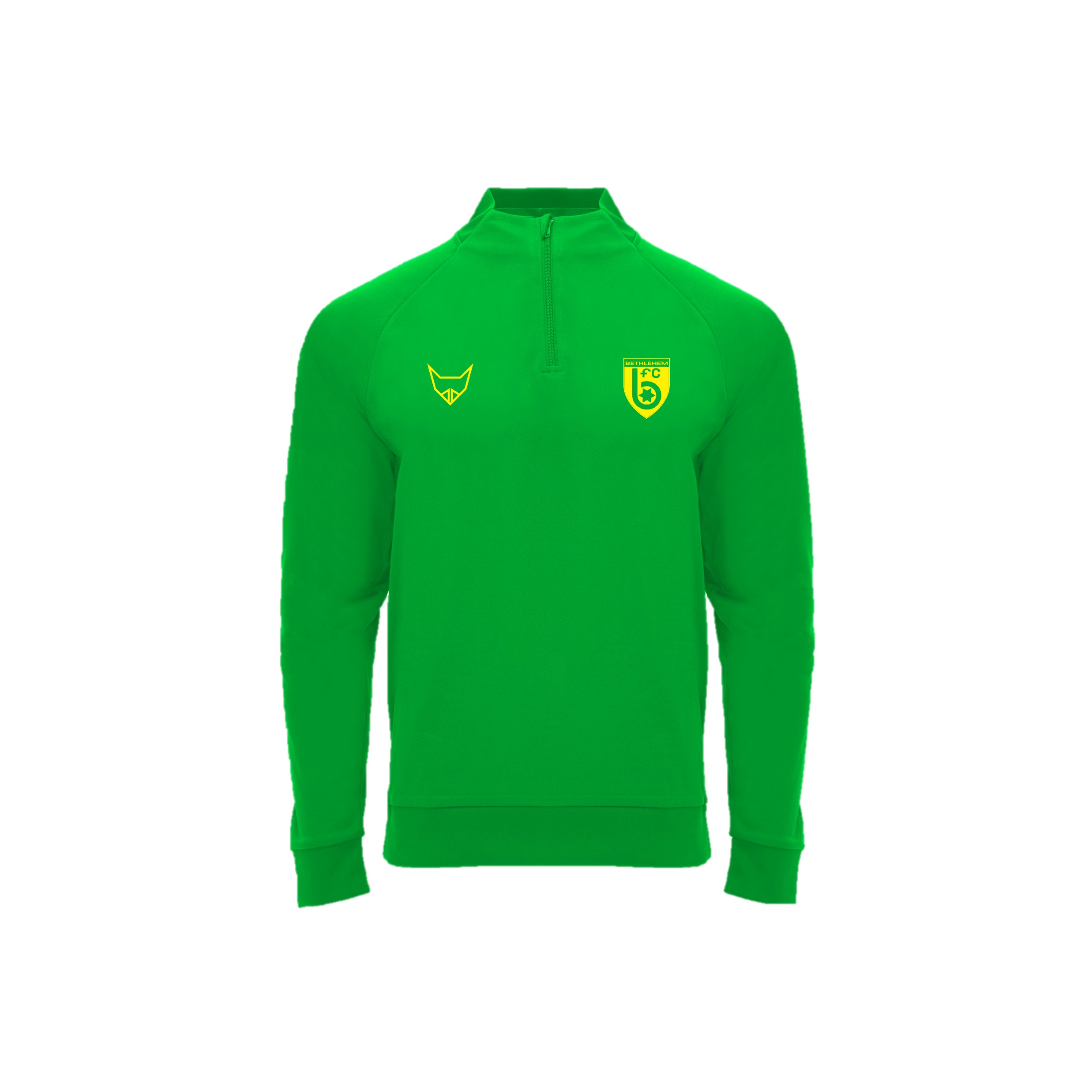 Grüner PRIMEo Kaiseraugst Halfzip Damen Trainingssweater