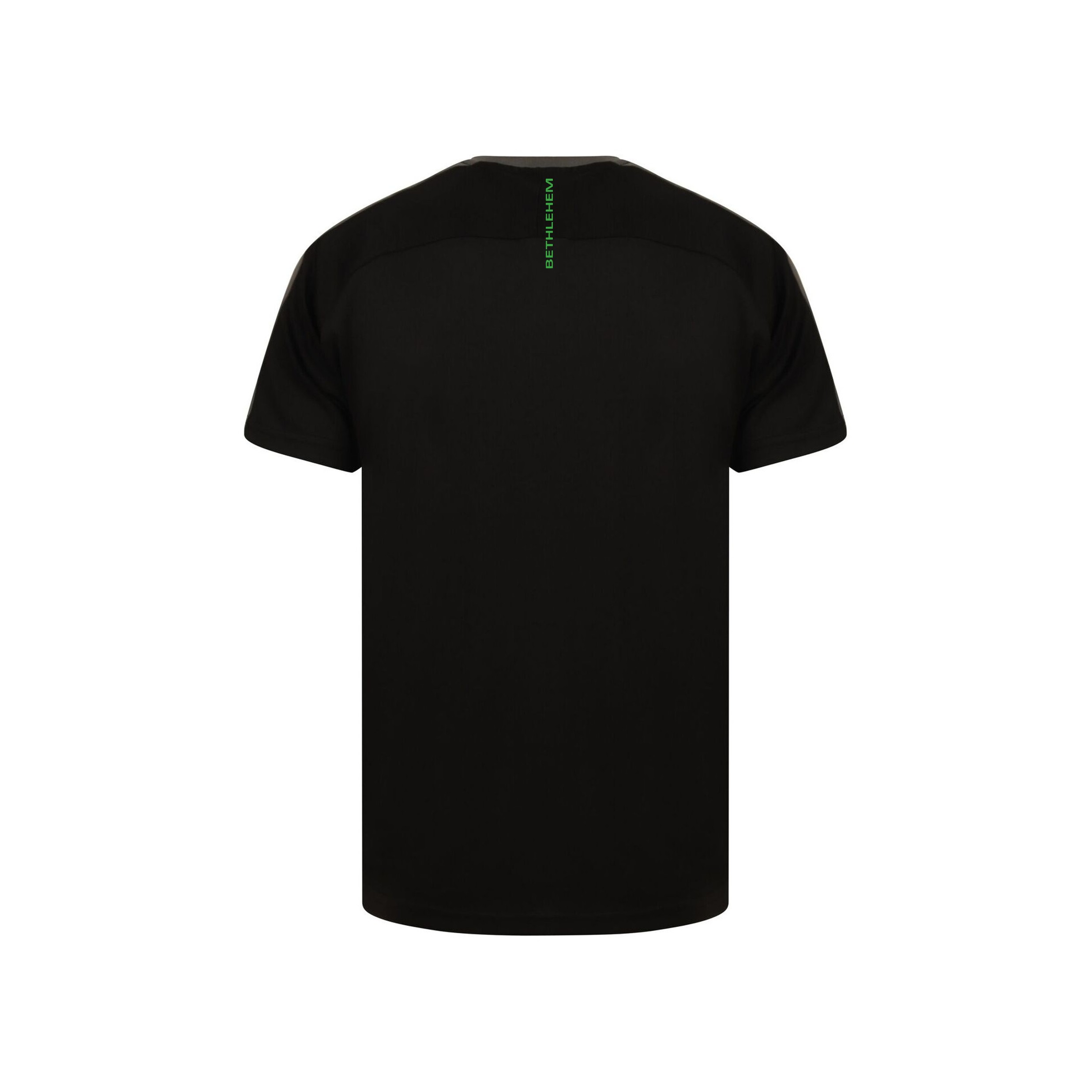 Schwarzes PRIMEo Sportshirt Bethlehem mit Raglanärmeln