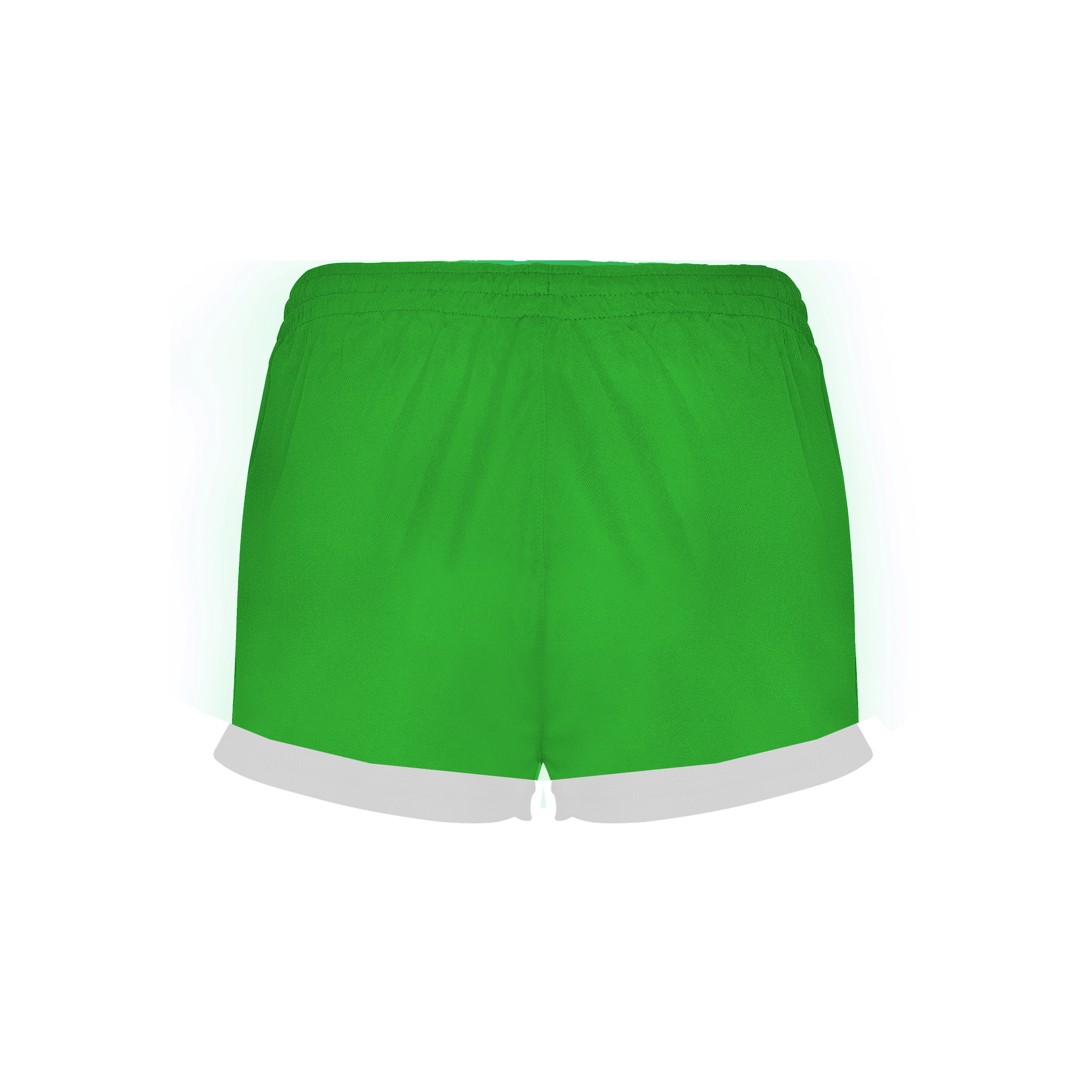 PRIMEo Uri Damen Fußballshorts grün weiß Rückansicht