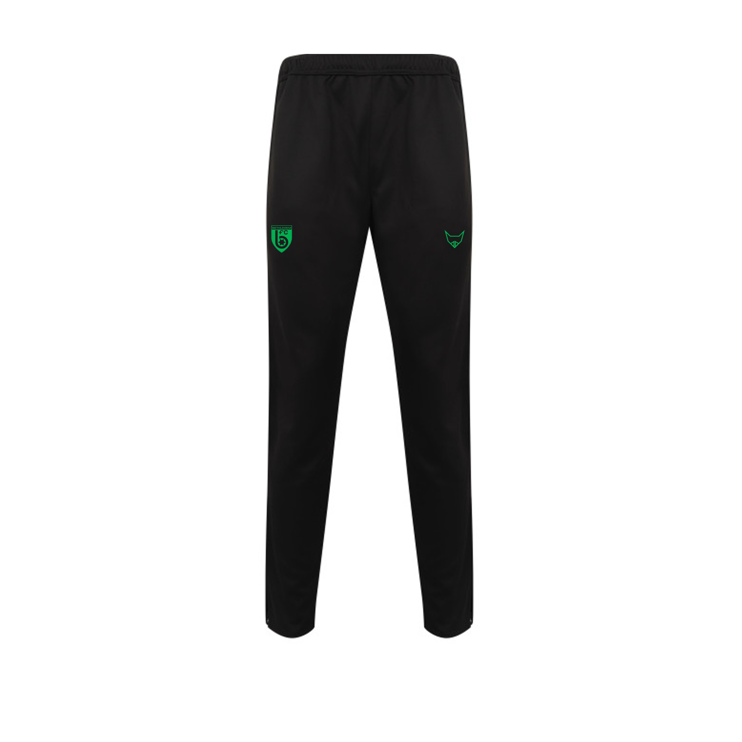 PRIMEo Slim Fit Trainerhose Niederwangen für Teams schwarz