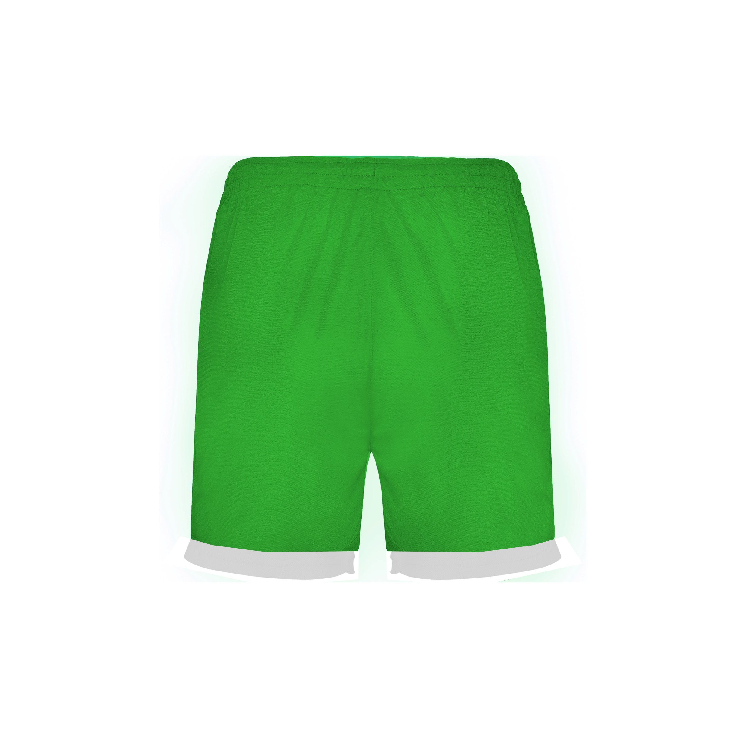 Rückansicht PRIMEo Uri grüne Fussballshorts Herren