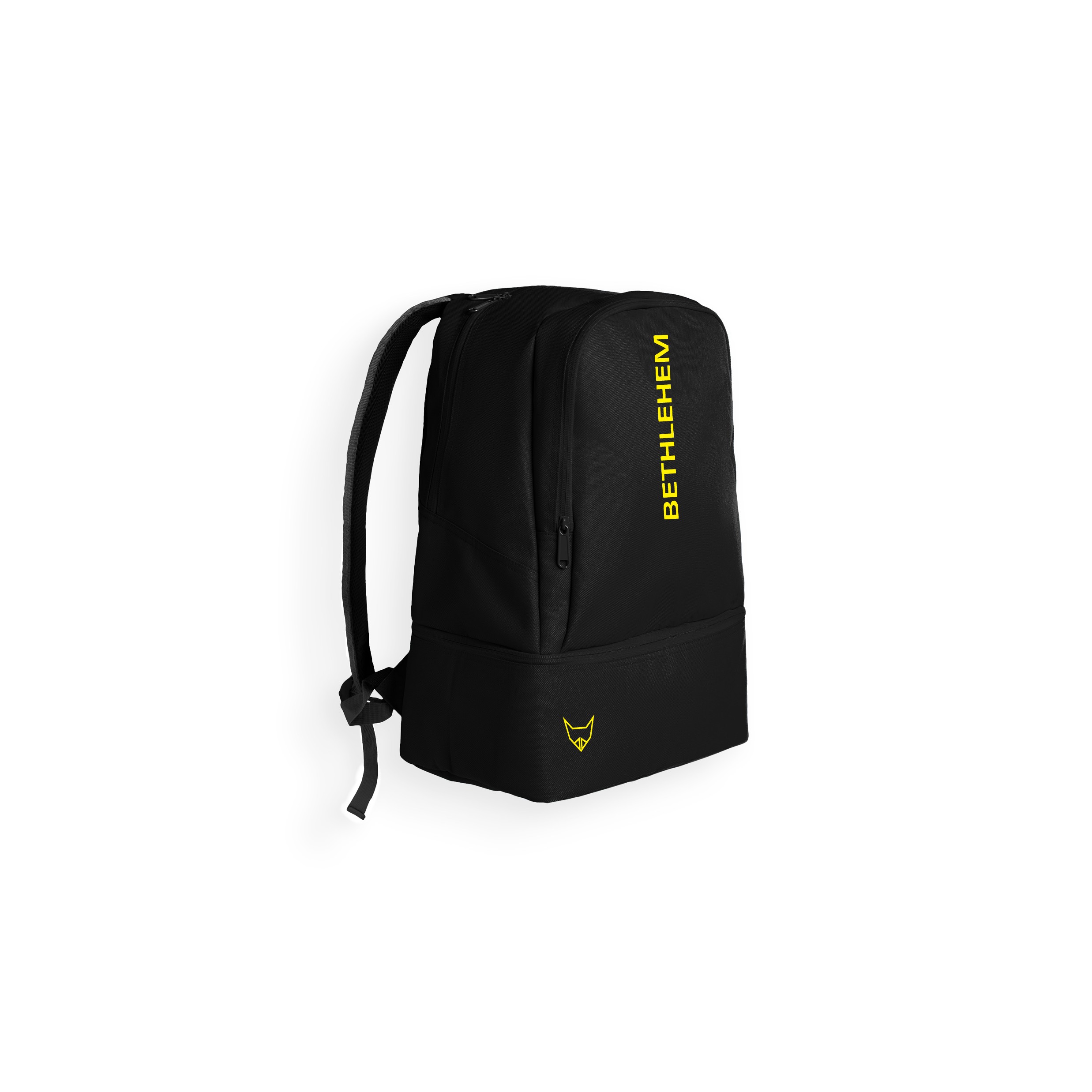 PRIMEo Sportrucksack Chur aus 900D Polyester, schwarz