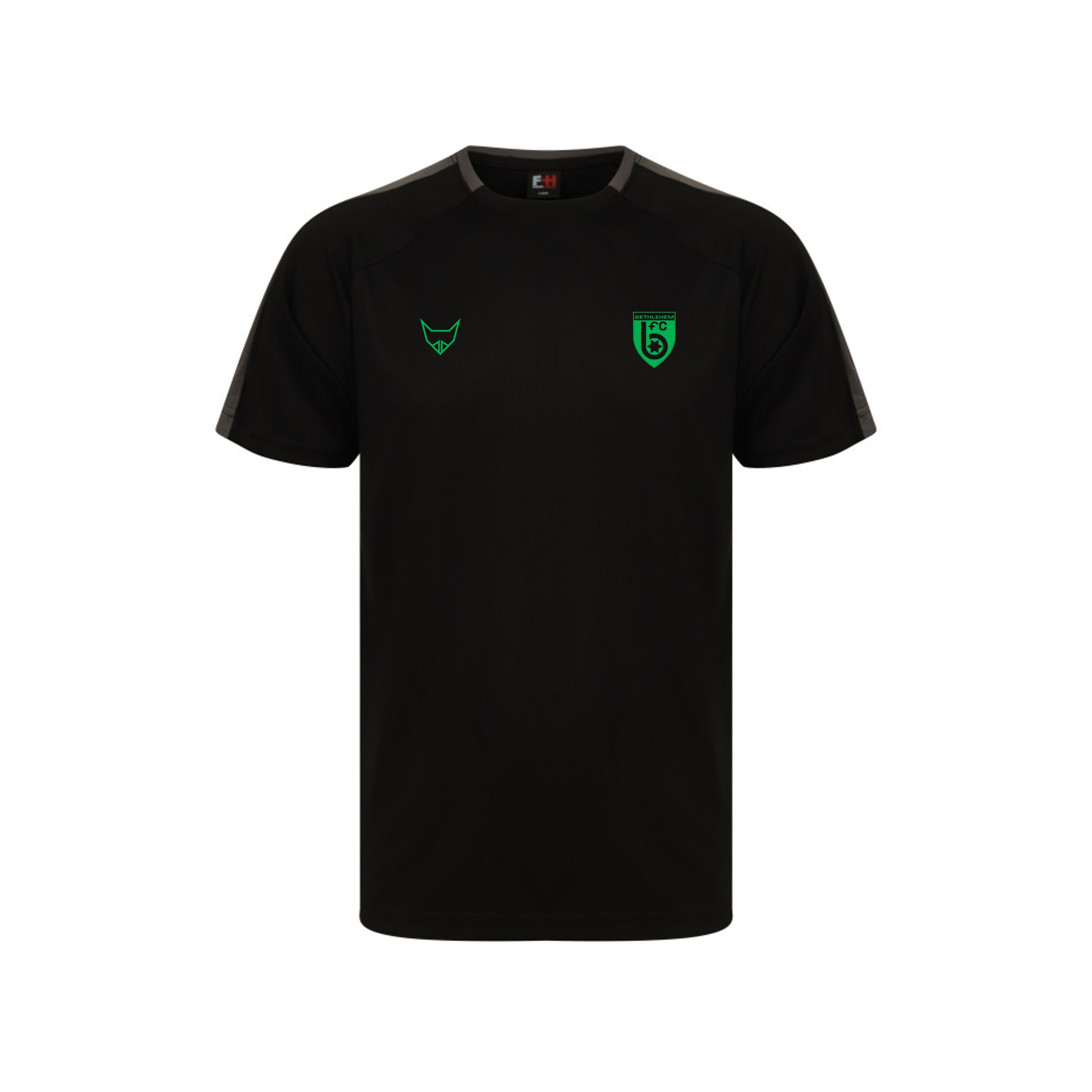 Schwarzes PRIMEo Raglan Sportshirt Bethlehem
