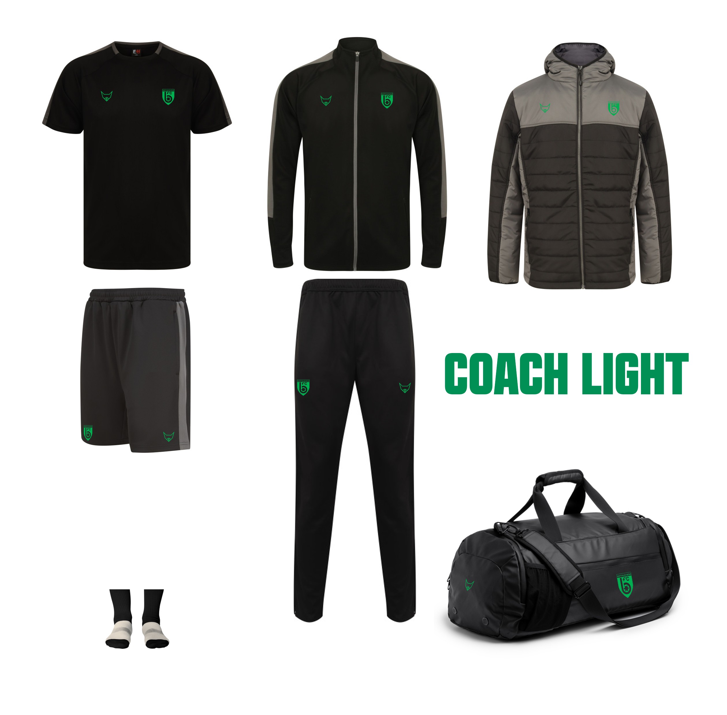 Sportliches Trainer-Set Coach Light mit Kleidung und Tasche