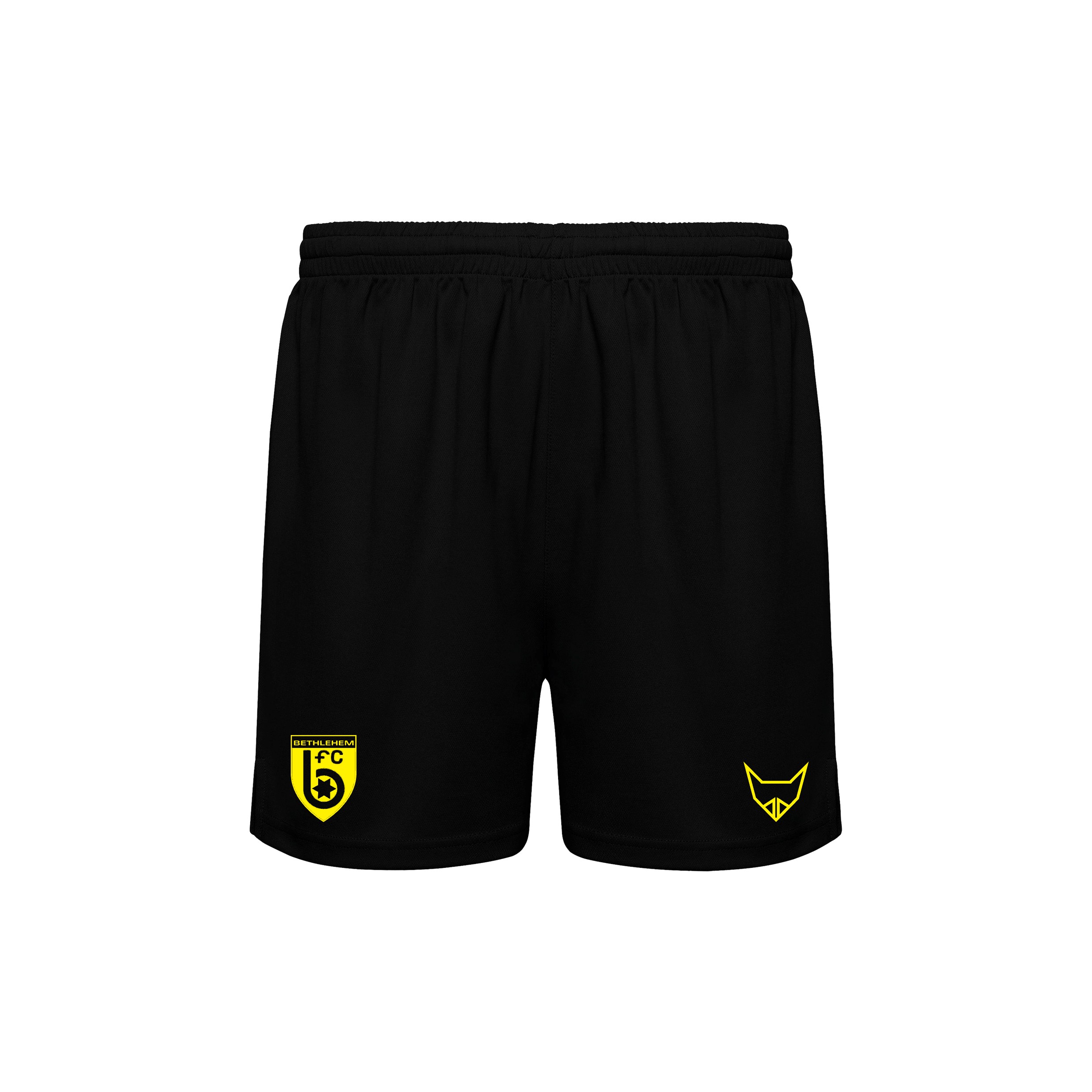 Schwarze PRIMEo Trainingsshorts Schwyz mit elastischem Bund