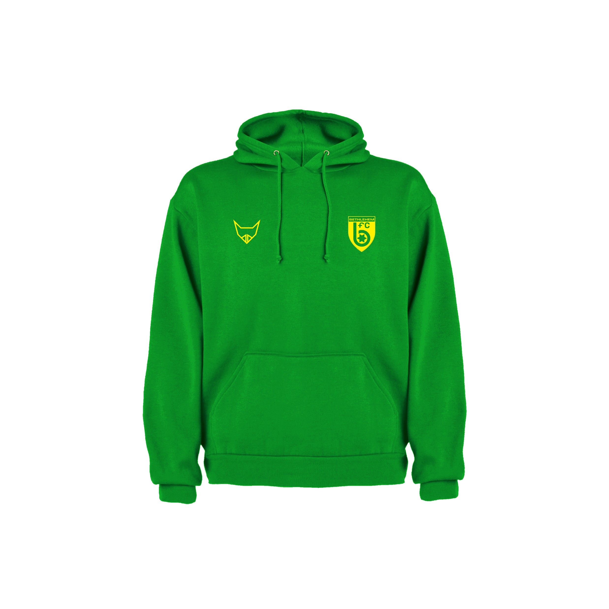 Grüner PRIMEo Hoodie St. Gallen mit Logo