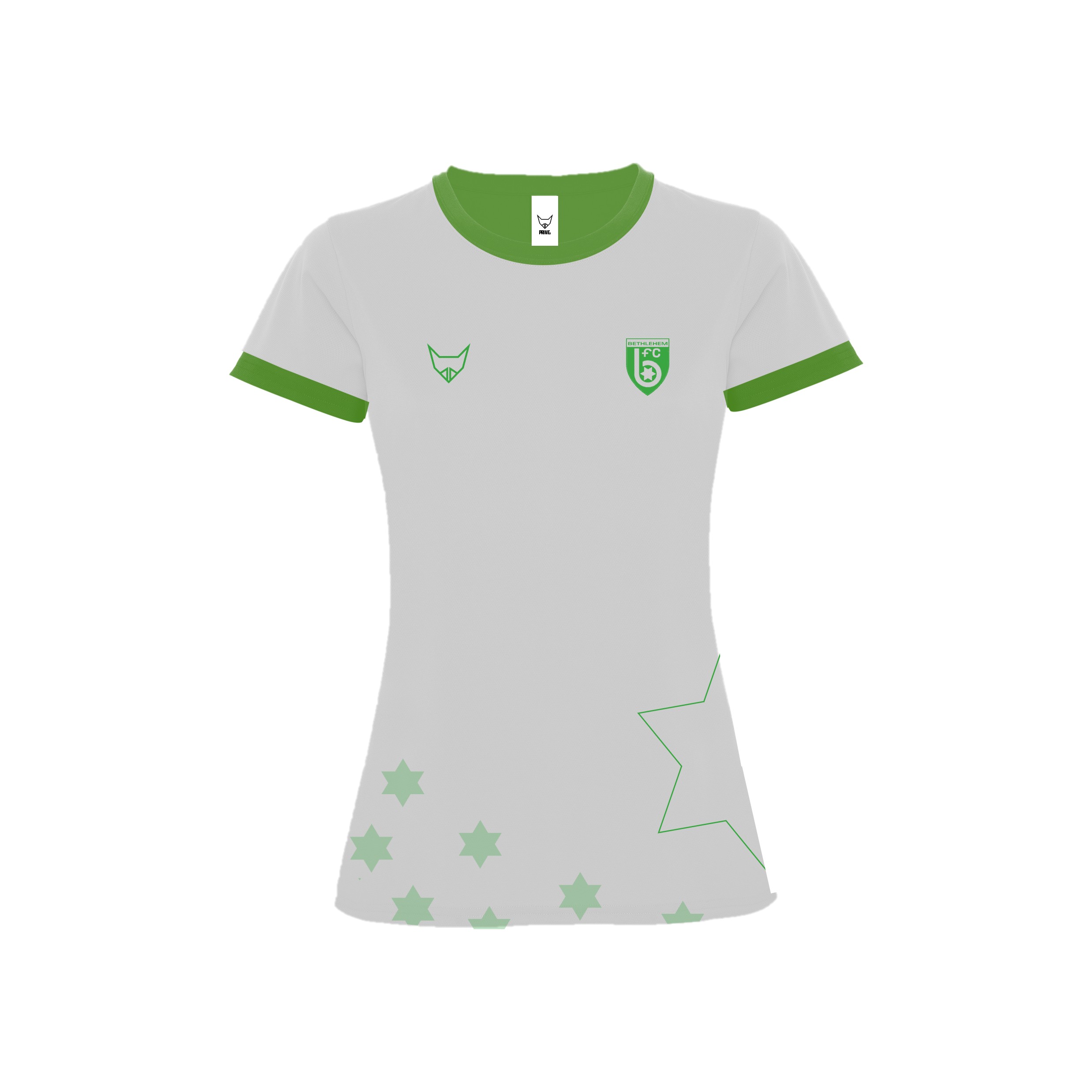 PRIMEo Ticino Away Damen Fussballtrikot weiss-grün